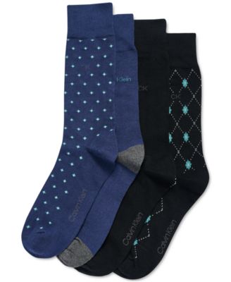 Calvin Klein - Men's Holiday 4-Pk. Dress Crew Socks