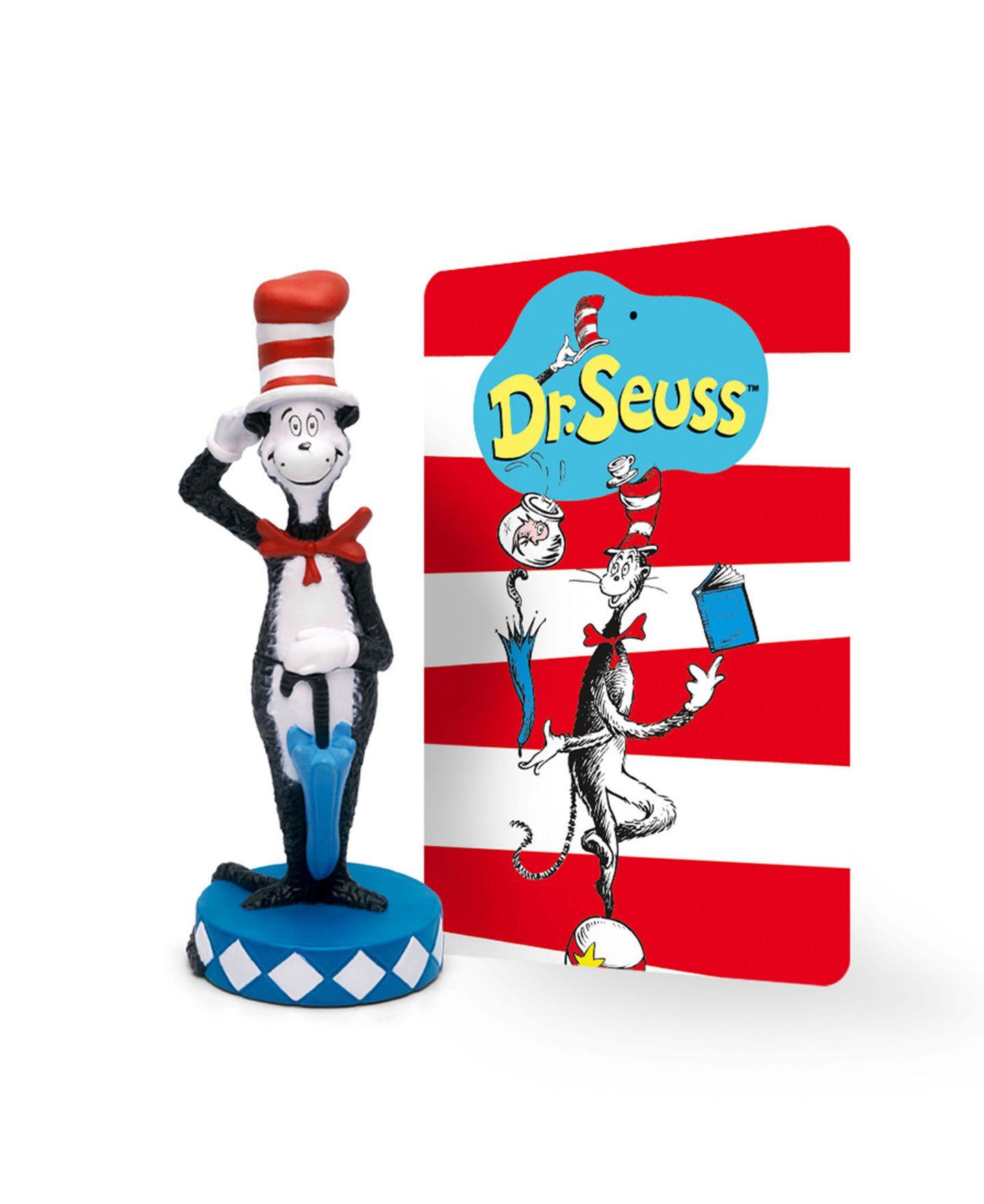 Детские шляпы Tonies Dr. Seuss Cat in the Hat, Horton, Green Eggs and Ham 3-Piece Audio Figurine Set, Ages 3+ — фото 10
