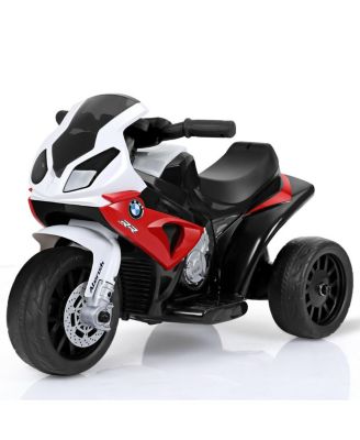 Kids Ride On Motorcycle BMW Licensed 6V Electric 3 Wheels Bicycle w/ Music&Light Red