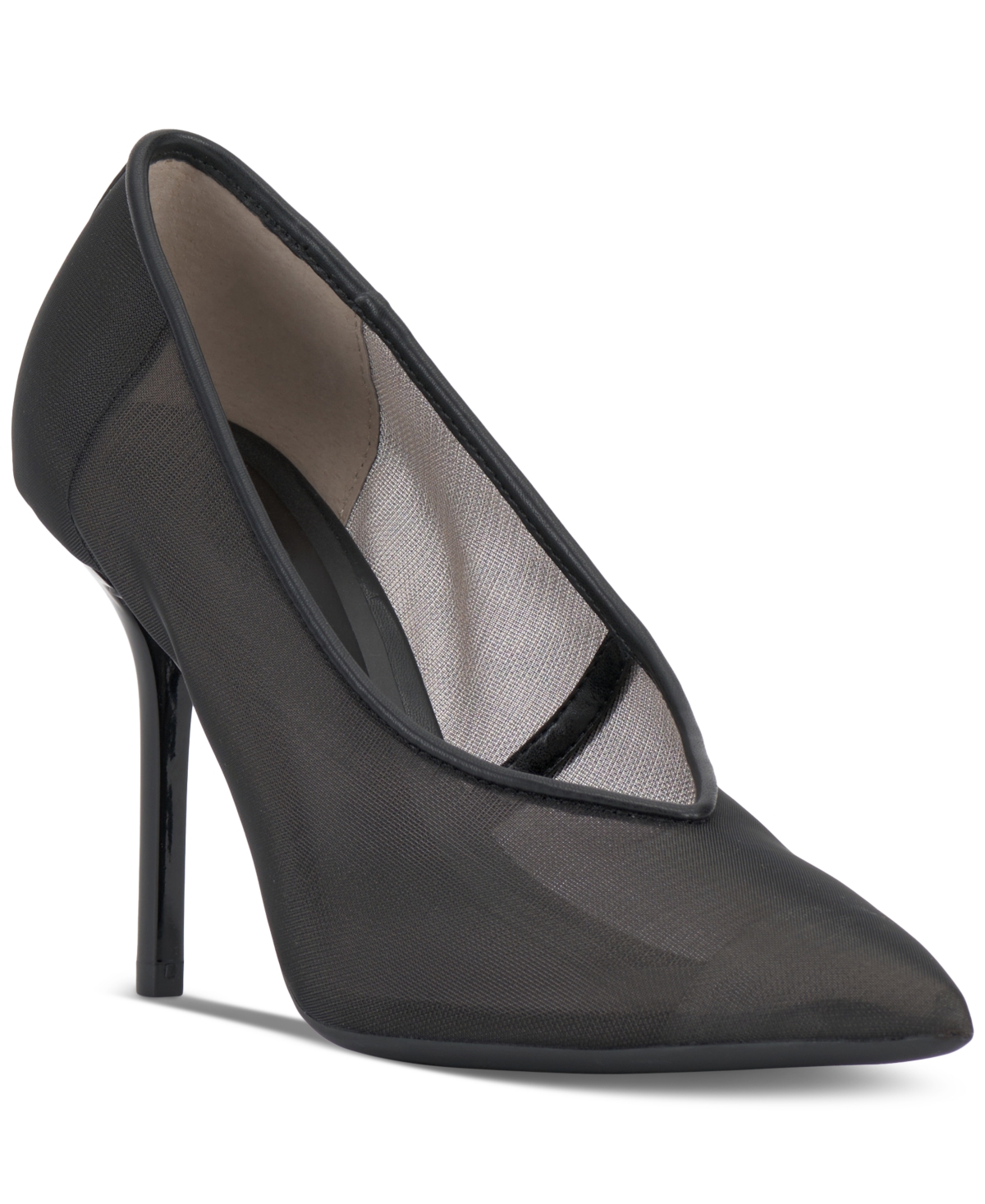 Macy's black high heels discount