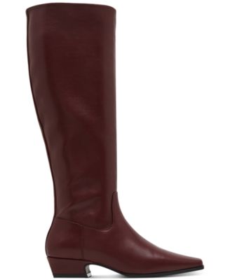 Florence Snip-Toe Knee-High Wide-Calf Boots