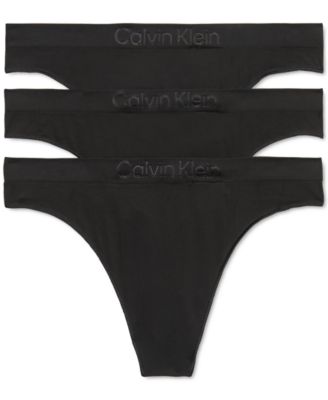 Calvin Klein - Women's Mid-Rise Thong - 3 Pack
