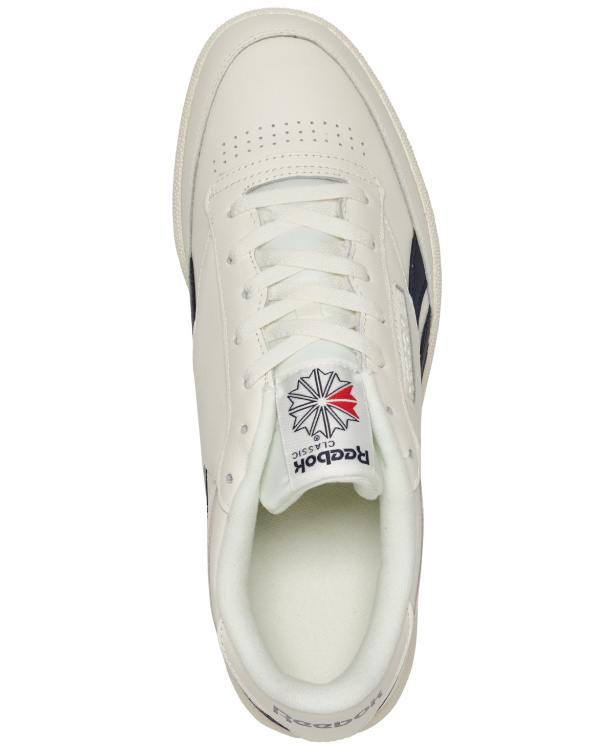 Reebok Men's Club C Revenge Casual Sneakers from Finish Line -Navy/Red