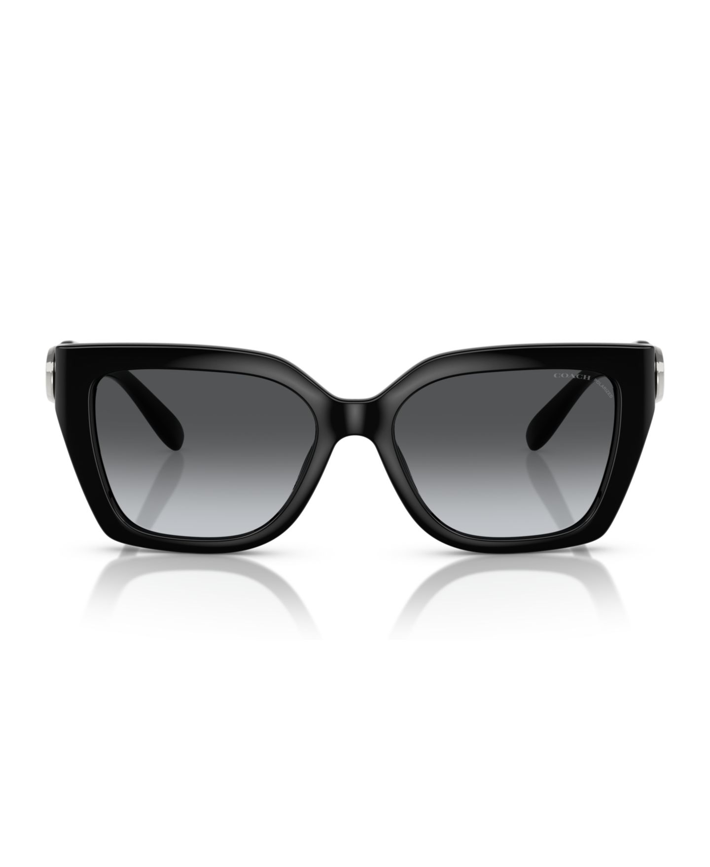 Женские солнцезащитные очки COACH Polarized Sunglasses, CW195 HC8408U, цвет: Чёрный — фото 2