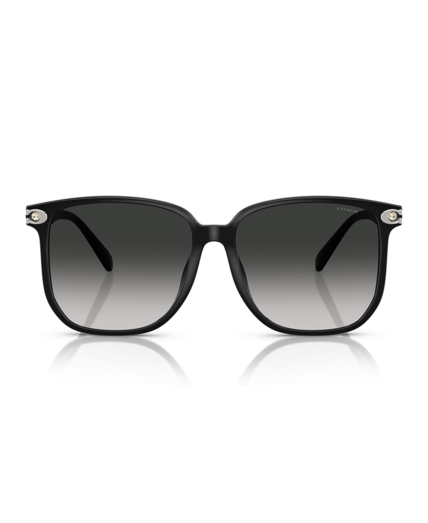 Женские солнцезащитные очки COACH Sunglasses, CW419 HC8413BD, цвет: Чёрный — фото 2