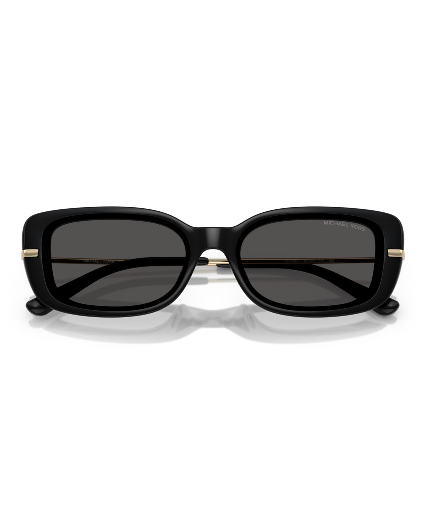 Женские солнцезащитные очки Michael Kors Sunglasses, MK2228D, цвет: Чёрный — фото 5