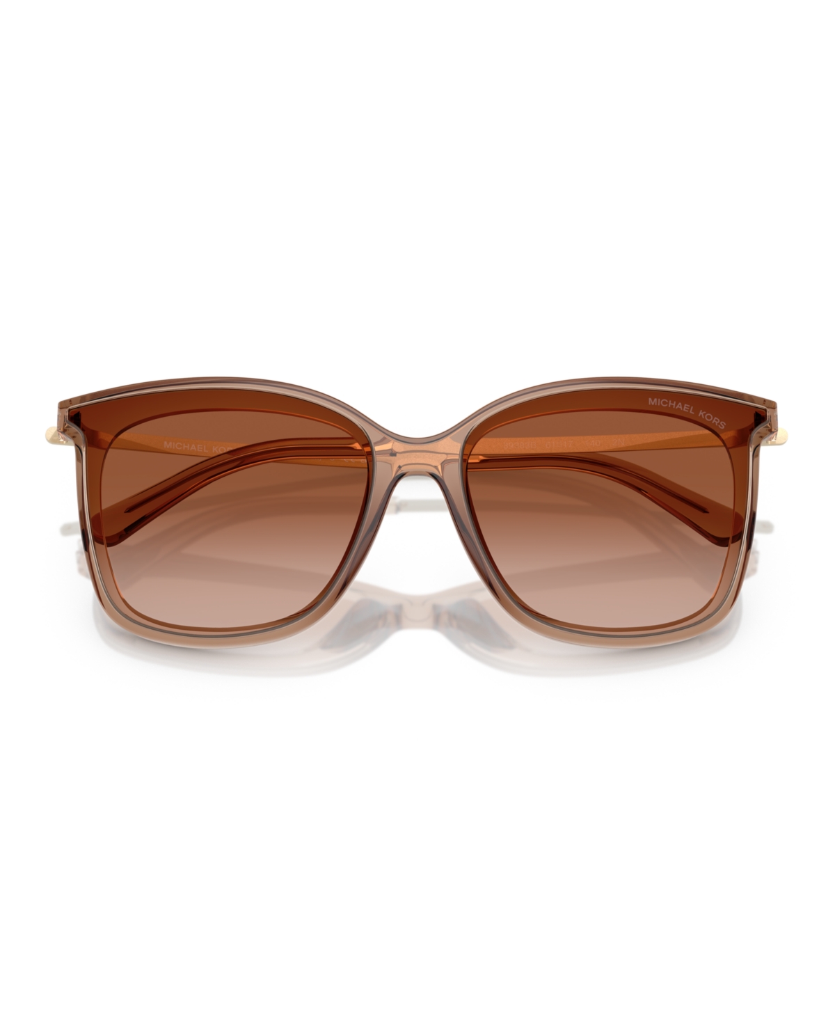 Michael Kors Zermatt Mk 2079u 39383b 61mm Womens Square Sunglasses In Brown
