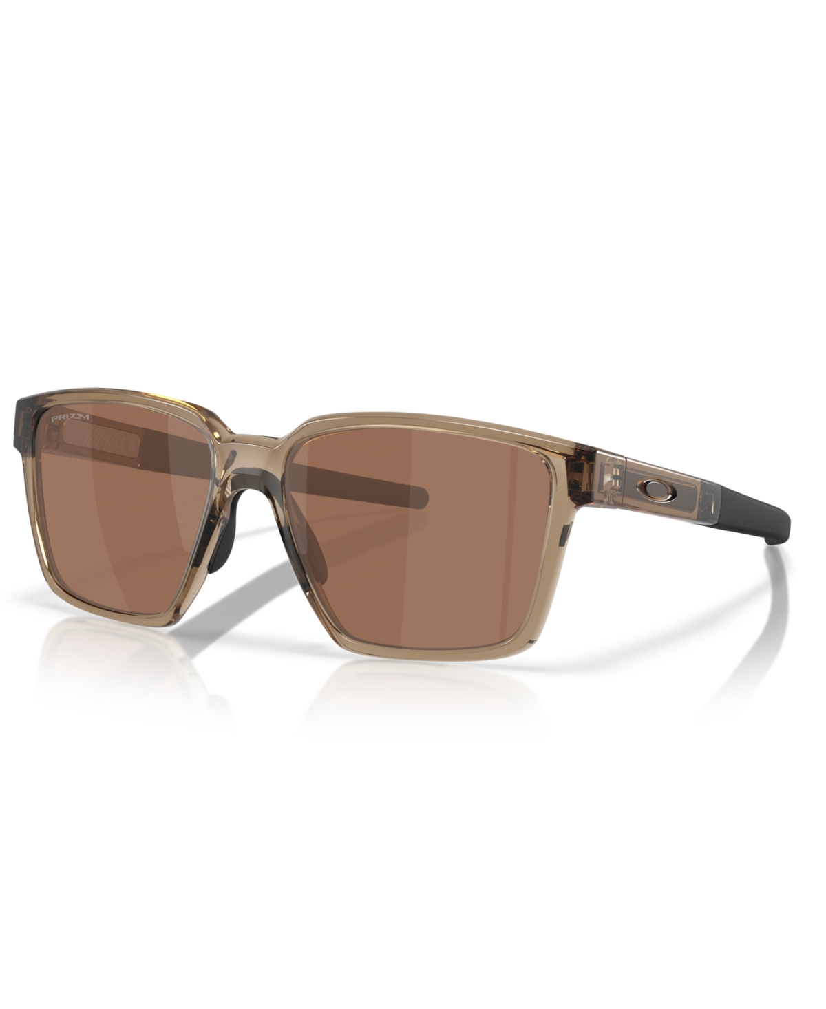 Shop Oakley Unisex Polarized Actuator Sunglasses, Oo9430 In Brown Smoke