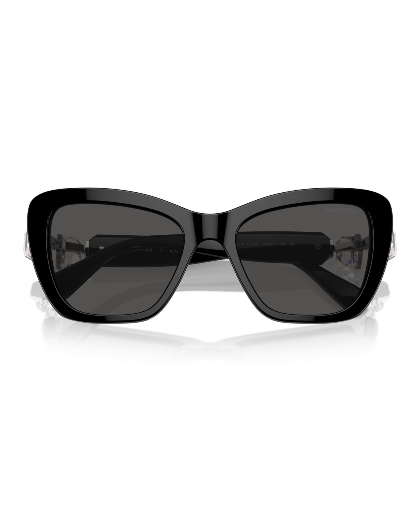 Женские солнцезащитные очки Swarovski Sunglasses SK6018, цвет: Чёрный — фото 5