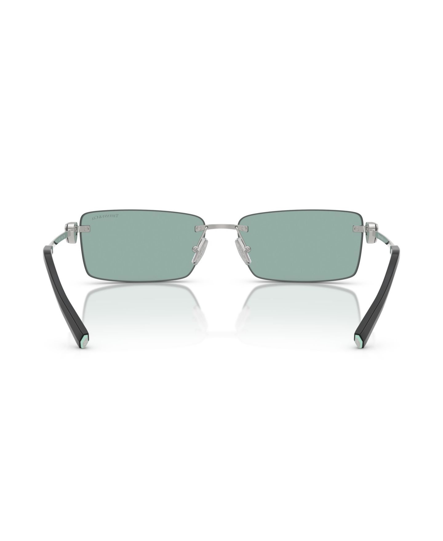 Солнцезащитные очки Tiffany & Co. Unisex Round Sunglasses, TF3108B, цвет: Серебряный — фото 4