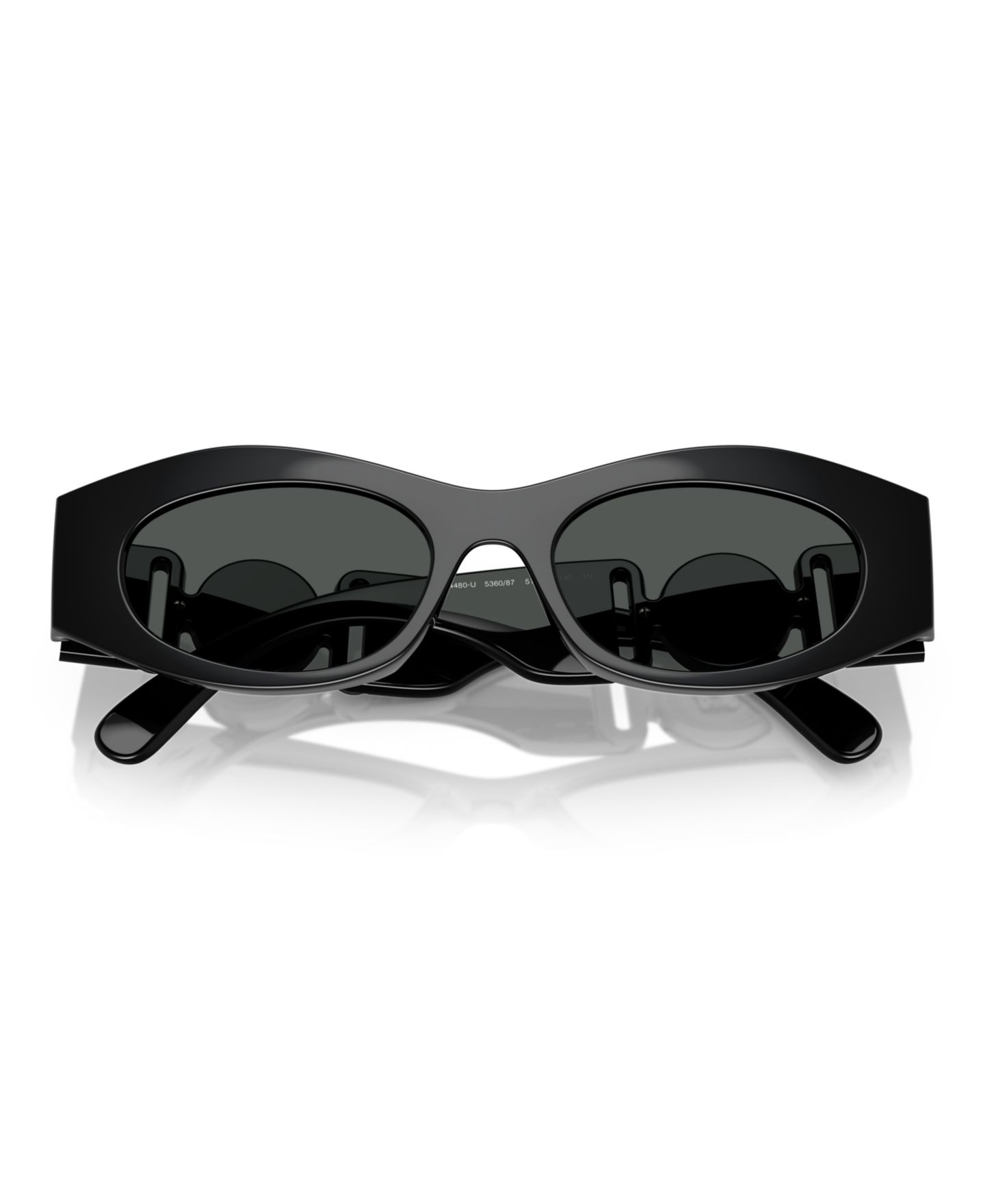 Женские солнцезащитные очки Versace Sunglasses VE4480U, цвет: Чёрный — фото 5