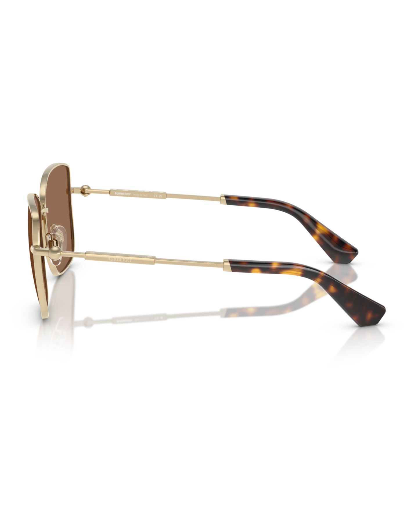 Женские солнцезащитные очки Burberry Sunglasses BE3158, цвет: Тёмный коричневый — фото 3