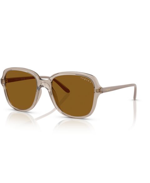 Женские солнцезащитные очки Vogue Eyewear Polarized Sunglasses VO5601S, цвет: Прозрачный карамельный