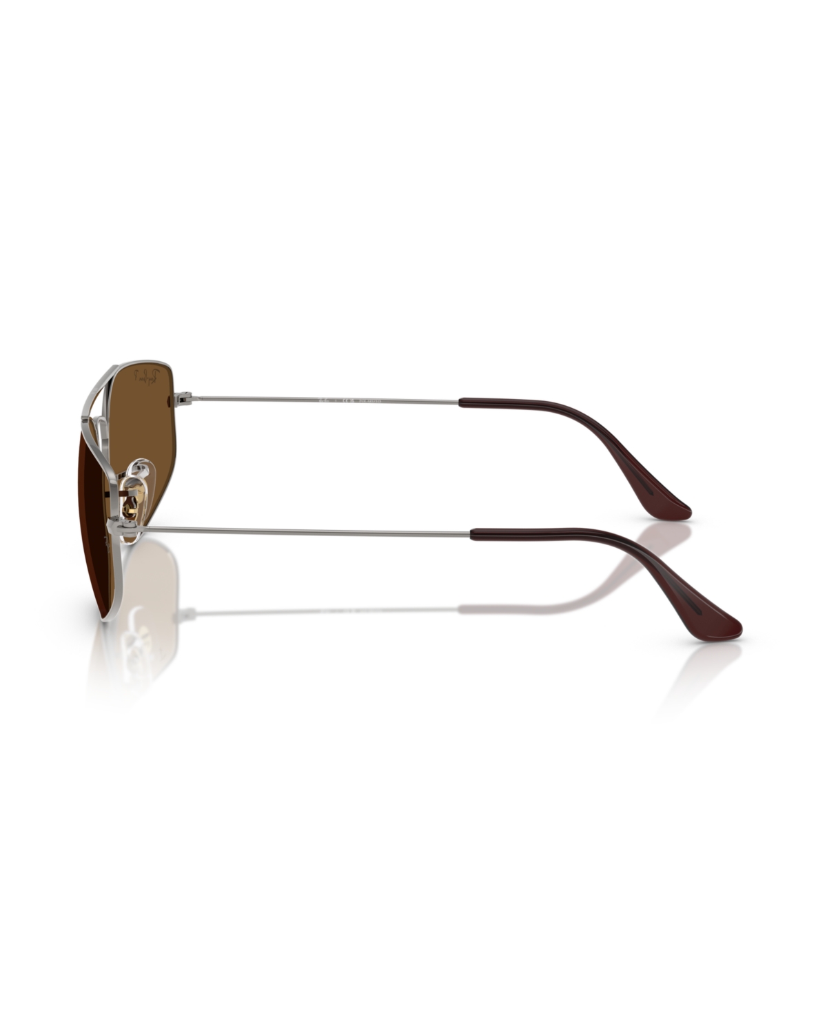 Ray Ban Unisex Polarized Explorer 5 Sunglasses, Rb3845 In Brown