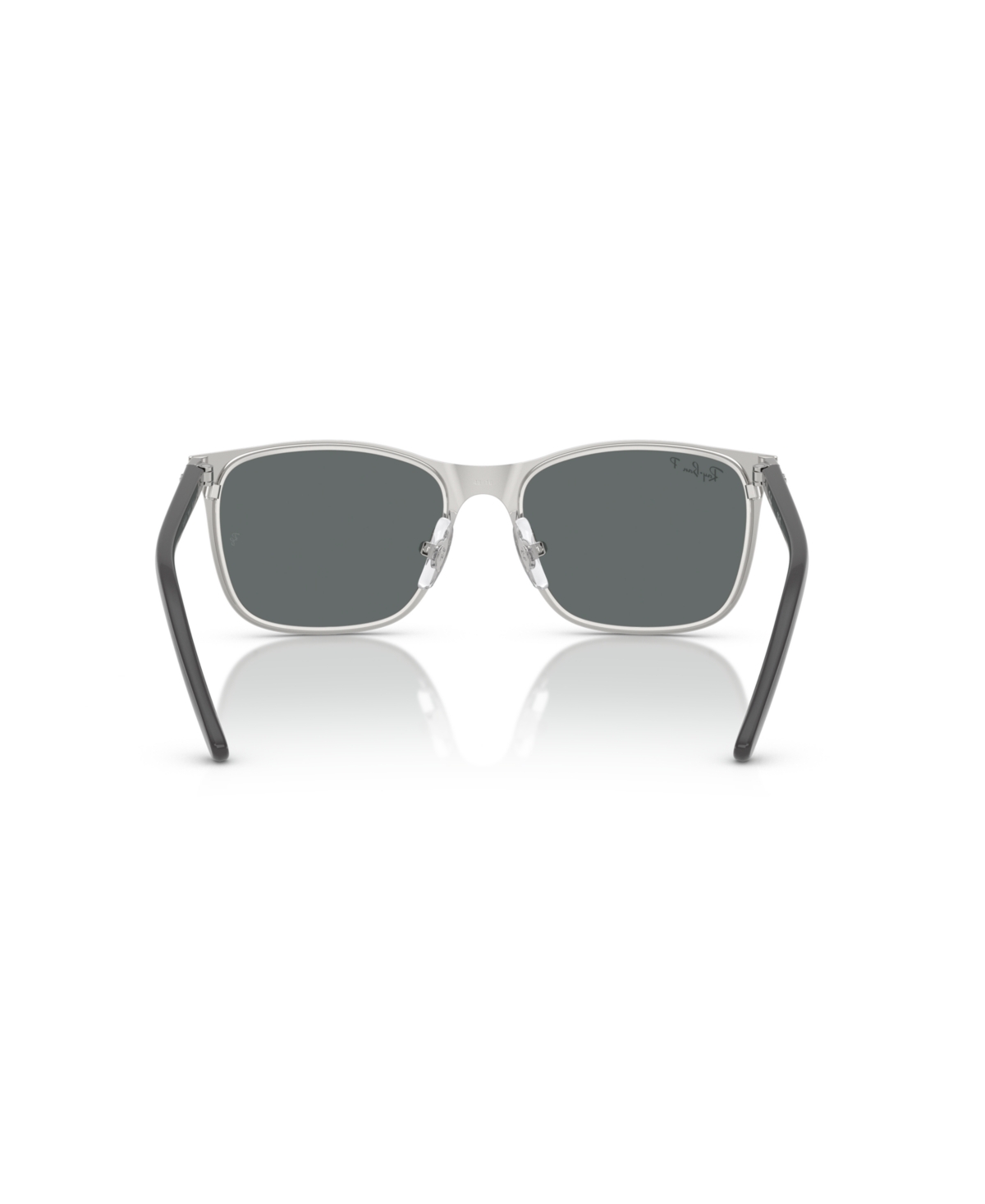 Ray-ban Jr Polarized Sunglasses, Rb9551s Kids Rb9551s In Black On Silver
