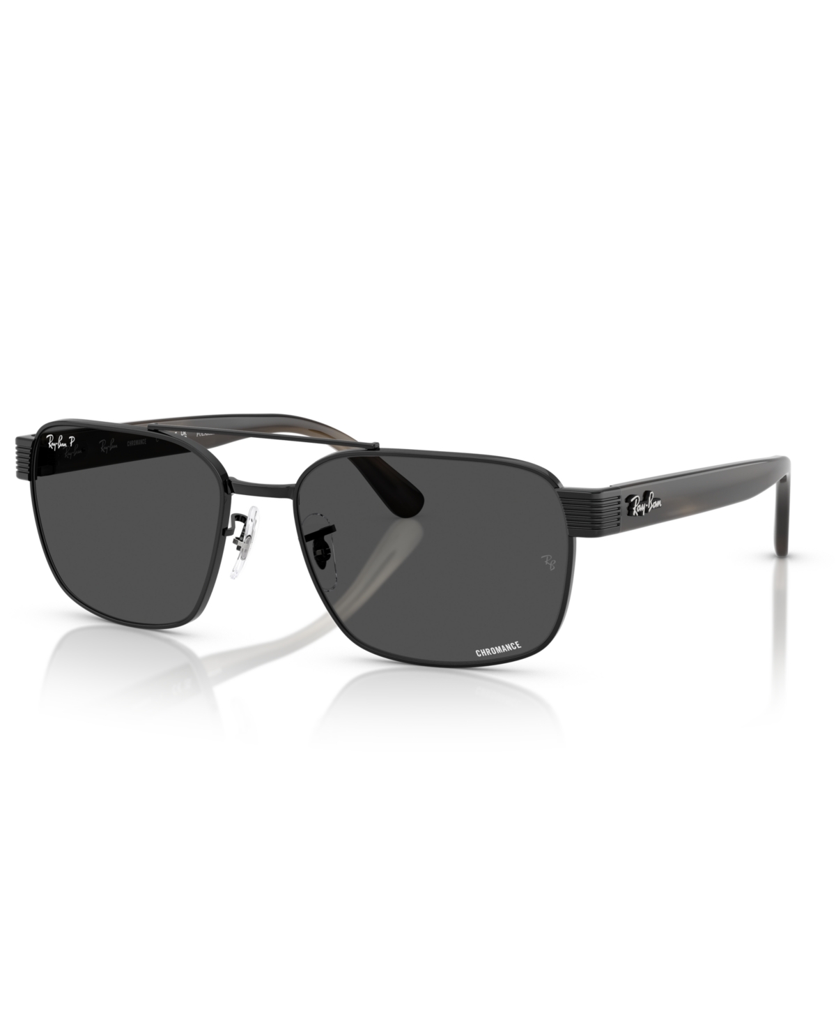 Ray Ban Unisex Polarized Sunglasses, Rb3751ch In Black