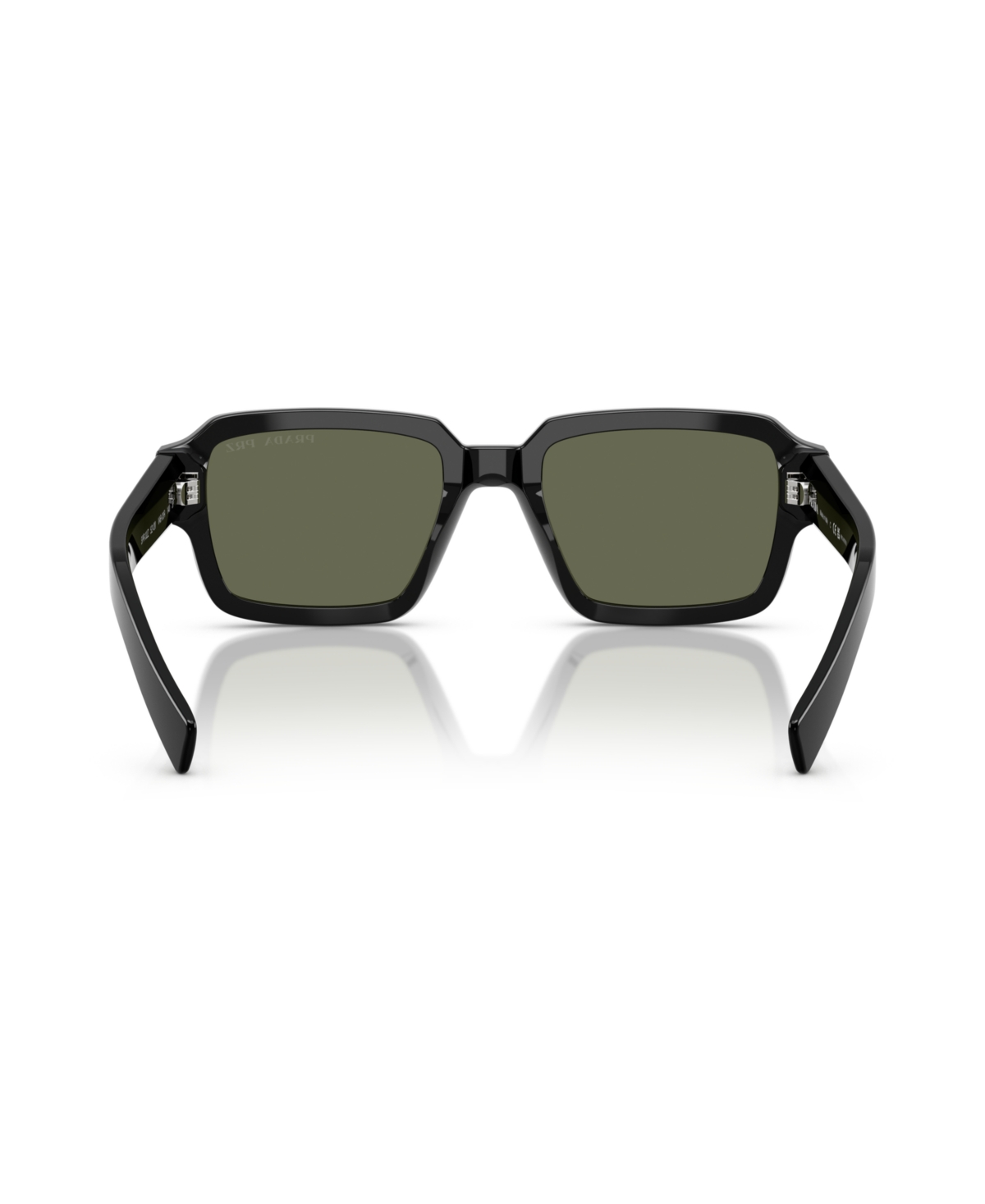 Prada 54mm Polarized Square Sunglasses In Black