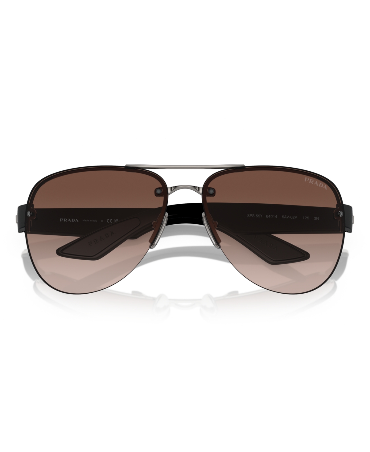 Prada Linea Rossa Man Sunglasses Ps 55ys In Brown