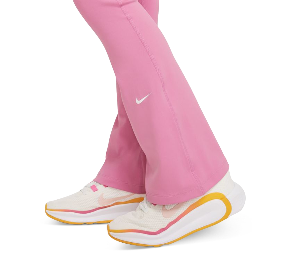 Nike Big Girls One Dri-fit Flared Leggings -whi