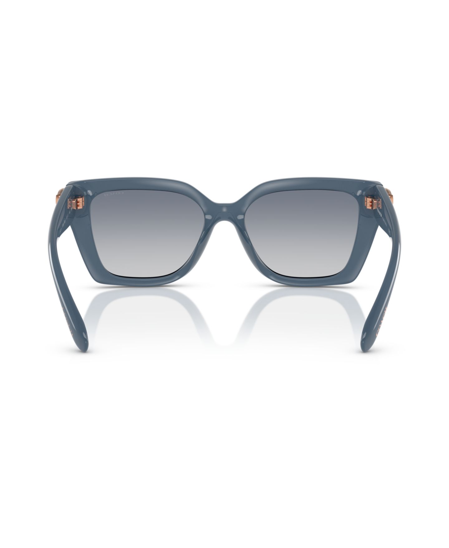 Женские солнцезащитные очки COACH Square Sunglasses, CW195 HC8408U, цвет: Синий — фото 3