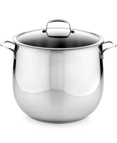 Belgique Stainless Steel 20-Qt. Stockpot, Only at Macy's