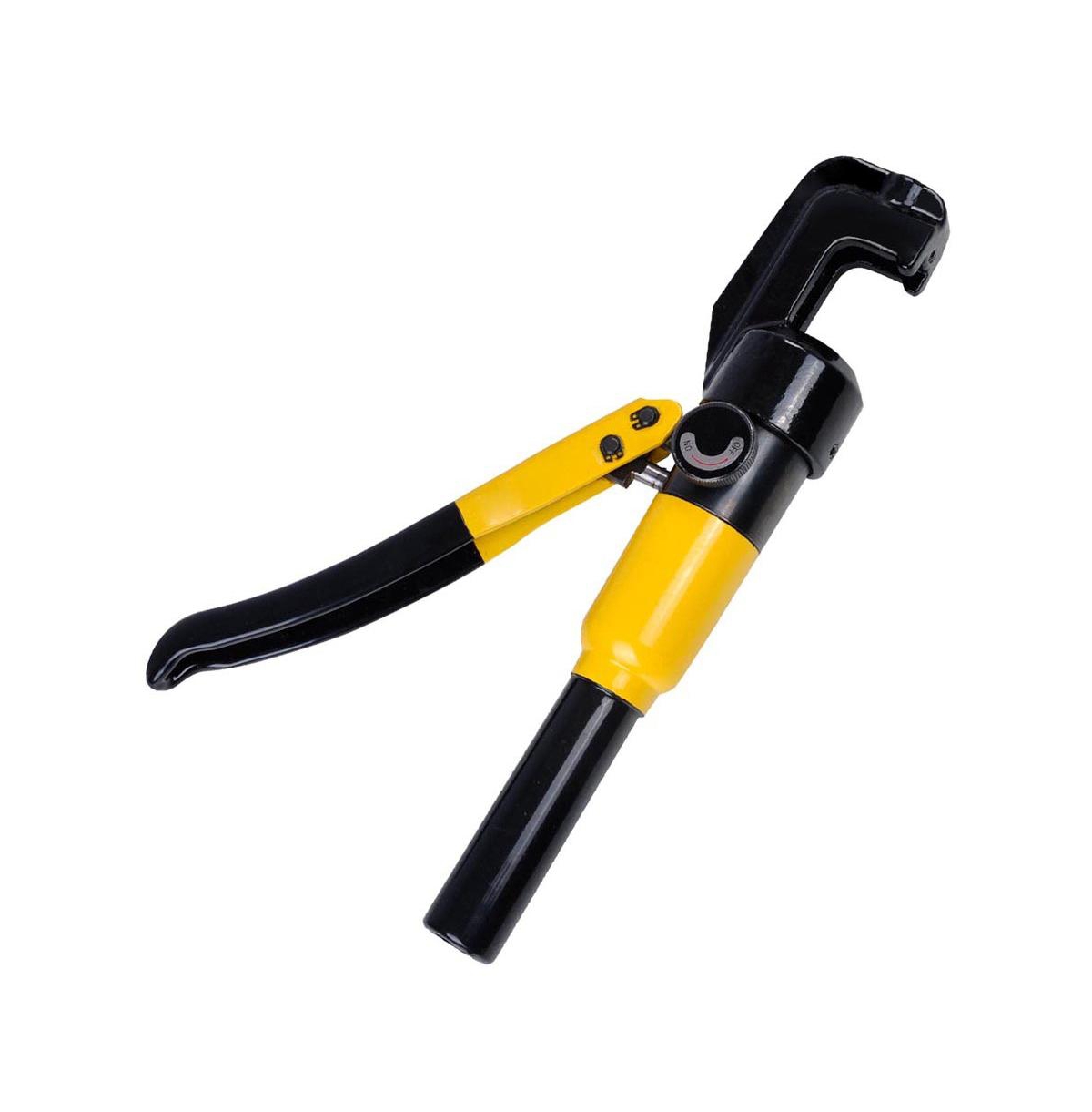 Yescom 10 Ton Hydraulic Wire Crimper Battery Cable Lug Terminal Crimping Tool with 9 Dies
