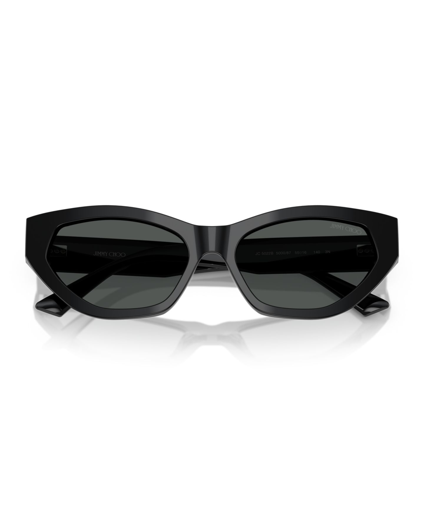 Женские солнцезащитные очки Jimmy Choo Sunglasses JC5022B, цвет: Чёрный — фото 6