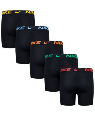 Big Boys Dri-FIT Polyester Color Pop Boxer Briefs Underwear, 5-Pack