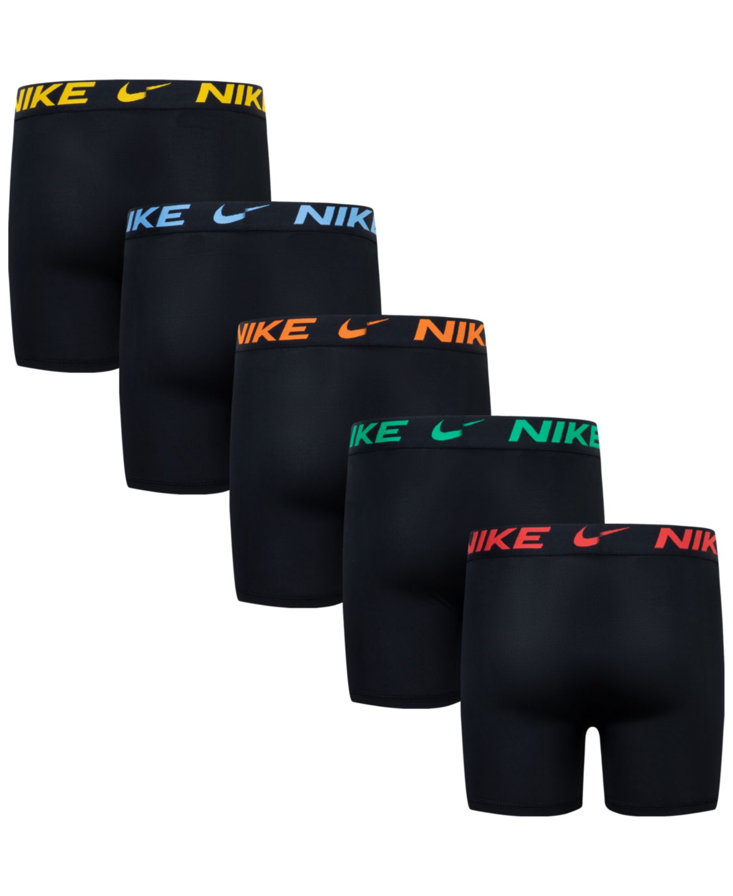Детские боксеры Nike Dri-FIT, 5 пар, цвет: Чёрный — фото 2