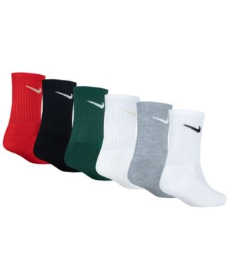 Little Kids Holiday Crew Socks, 6-Pack
