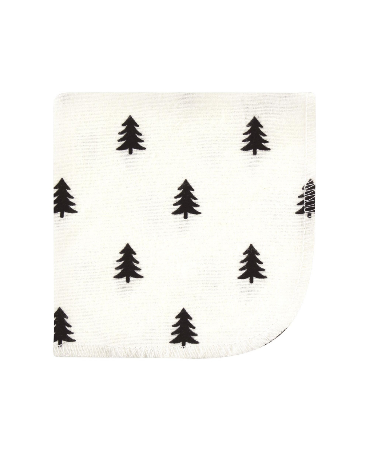 Hudson Baby Flannel Cotton Washcloths, Brown Bear 10 Pack, One Size - Brown bear 10 pack