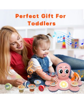 Rock Octopus, Interactive Musical Toys for Toddlers - Pink