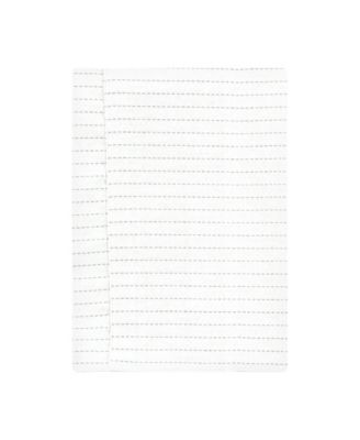 Unisex Gentle 4-Pack Cotton-Poly Flannel Baby Burp Cloths