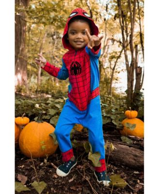 Baby Boys Spider-Verse Spider-Man Venom Iron Man Zip Up Cosplay Coverall