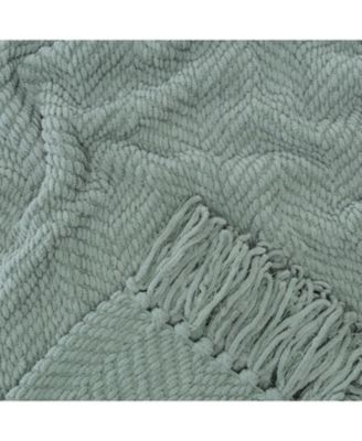 Premium Textured Knit Soft Cozy Blanket, Thrown