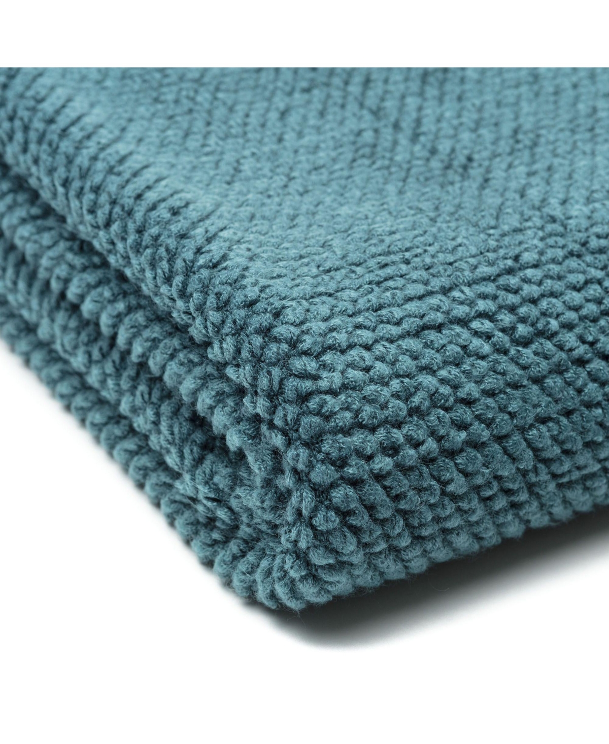 Chanasya Premium Round Pearl Knit Blanket with Tassels - Soft, Cozy Blanket for Couch, Bed, Living Room - 50