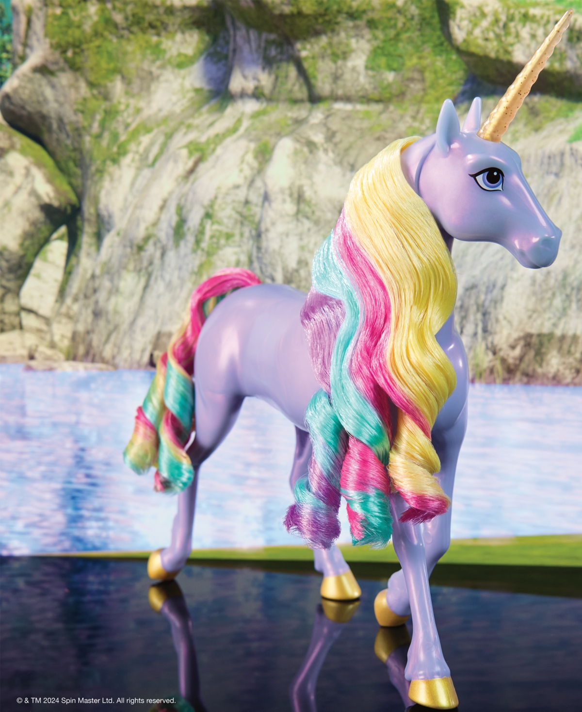 Unicorn Academy Interactive Rainbow Light-up Toys In Multi Color