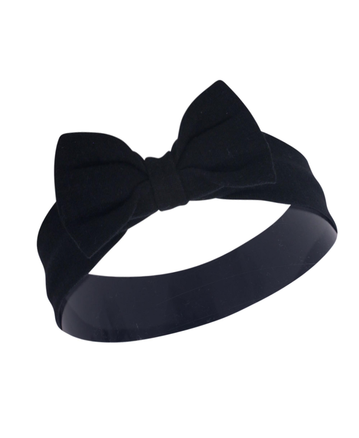 Hudson Baby Infant Girl Cotton Bib and Headband or Caps Set 8pk