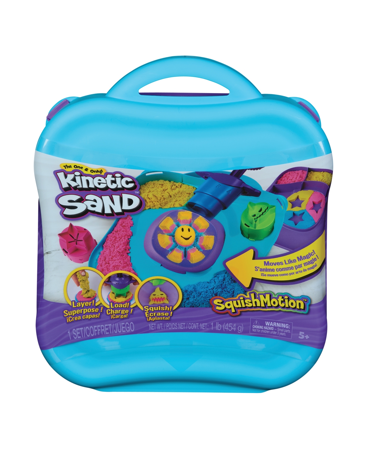 Kinetic Sand Squish Motion Playset Sensory Toys In Multi Color