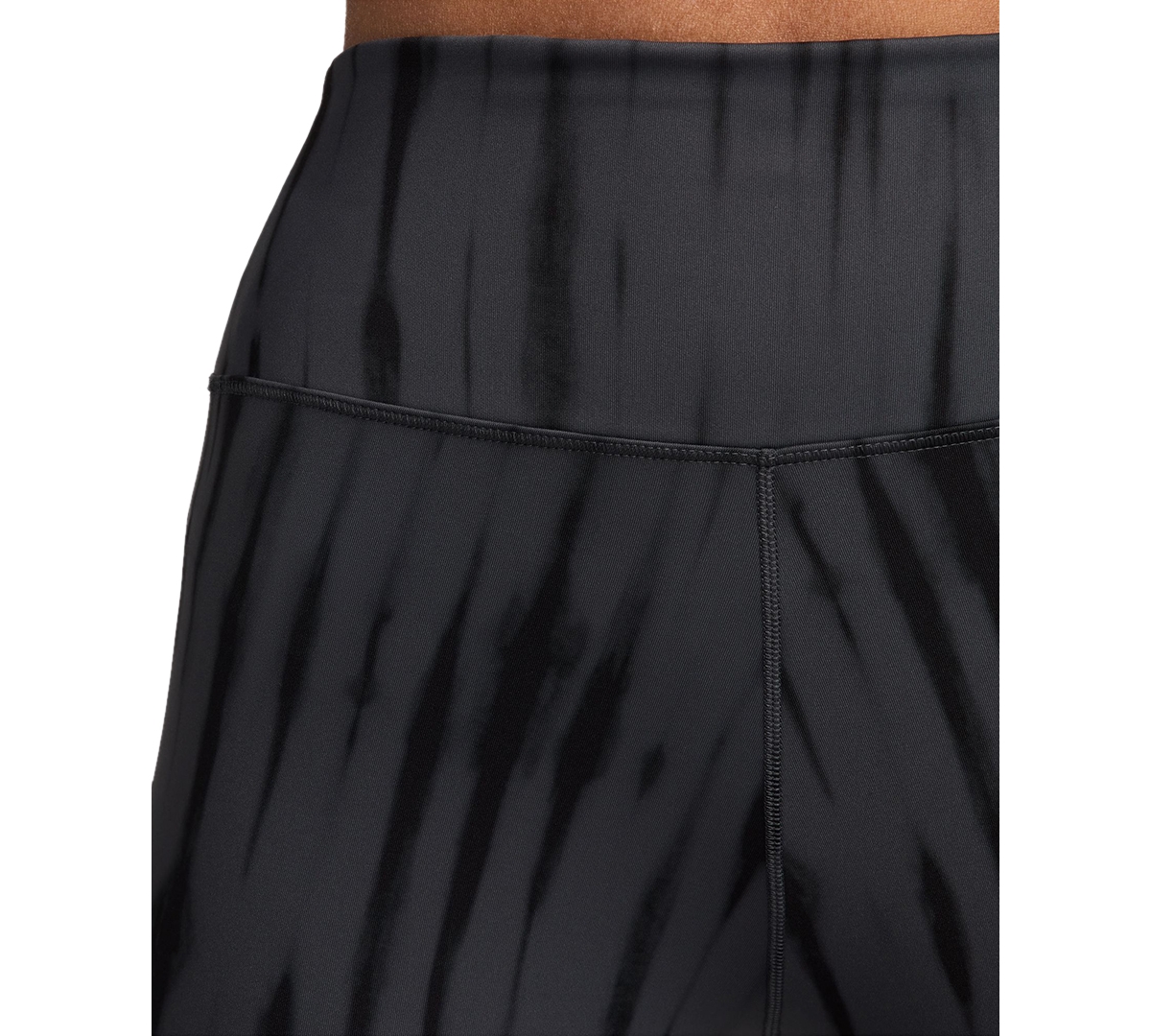 Nike One Women's High-waisted 7/8 Printed Leggings In Anthracite,black