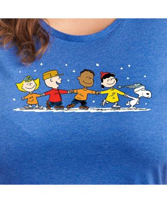 Plus Size Peanuts Group Graphic T-shirt