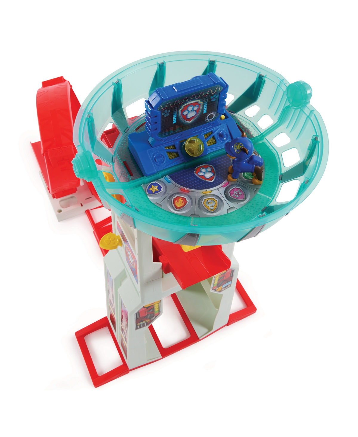 Paw Patrol Rescue Wheels Super Loop Tower Chase Action Figure In Multi Color