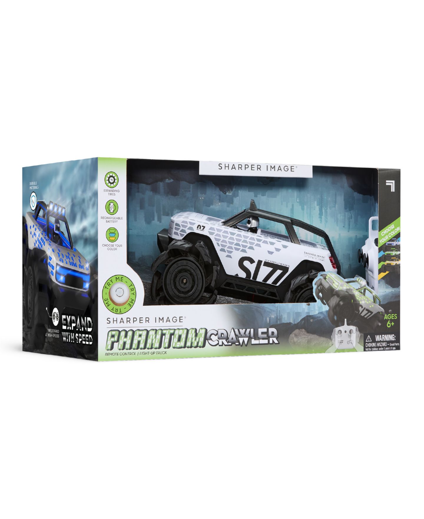 Детская игрушка Sharper Image Phantom Crawler Remote Control Light-Up Truck — фото 8