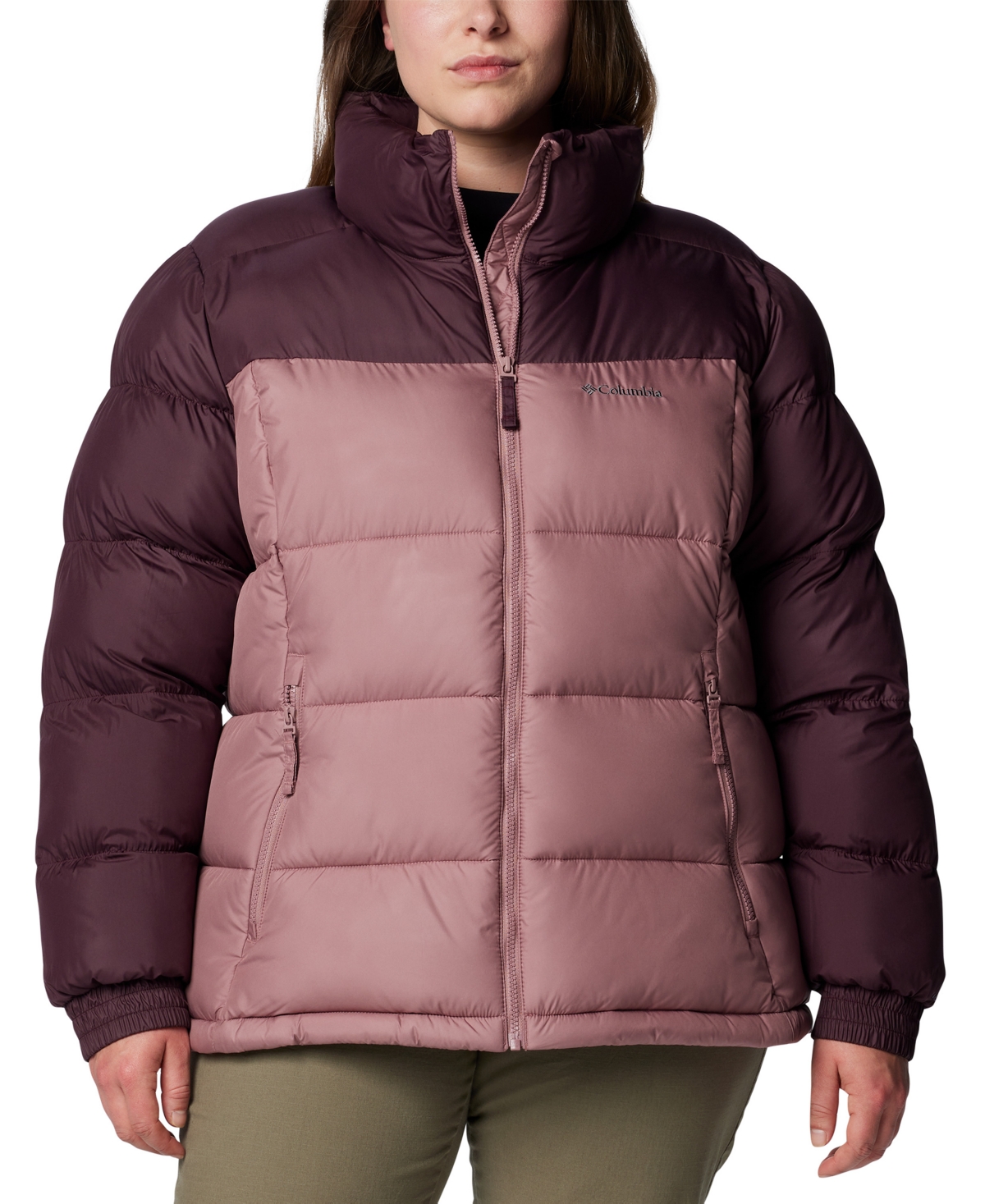Columbia Plus Size Pike Lake Full-Zip Jacket - Fig