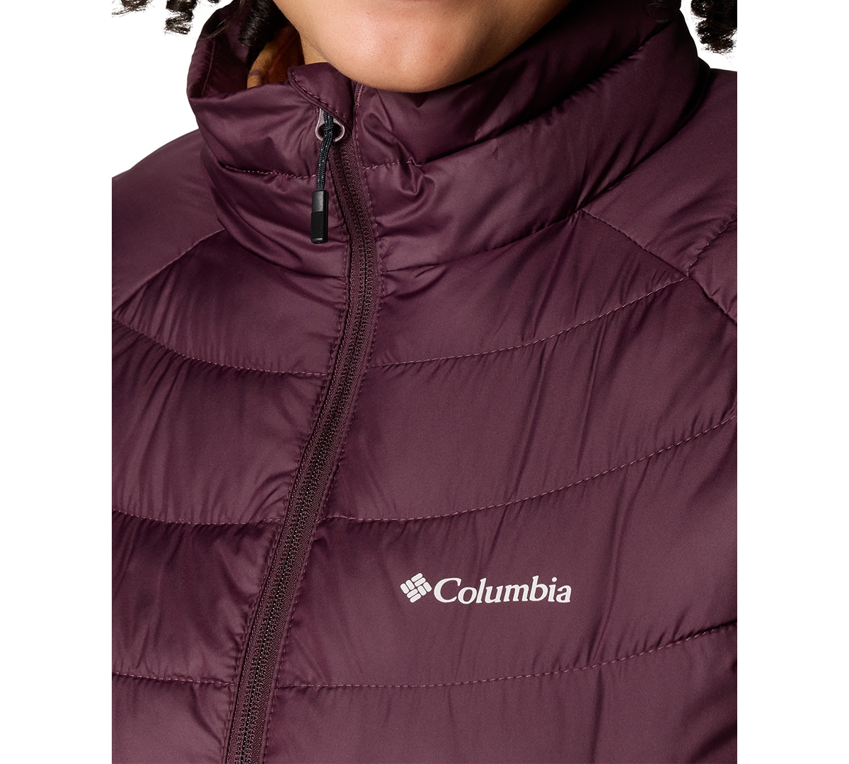 Columbia Plus Size Powder Lite Ii Full Zip Insulated Jacket In Moonvista