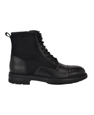Men's Domly Lace-Up Almond Toe Casual Boots
