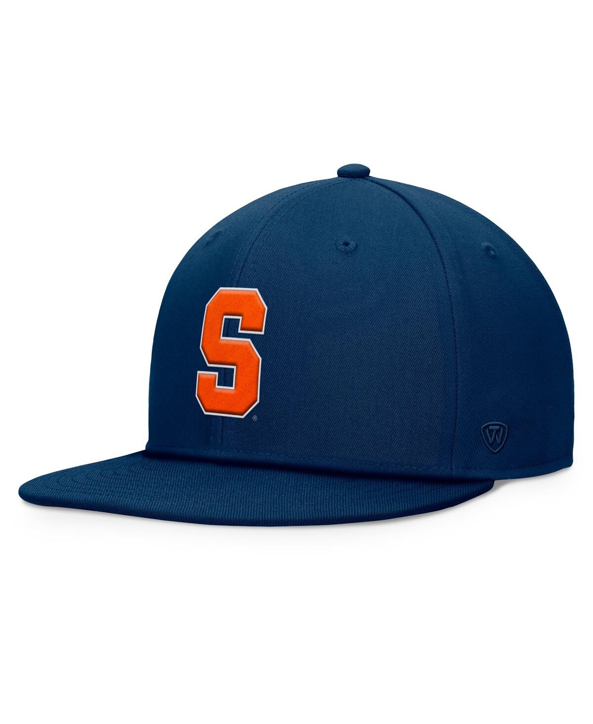Top of the World Men's Navy Syracuse Orange Fundamental Snapback Hat - Navy