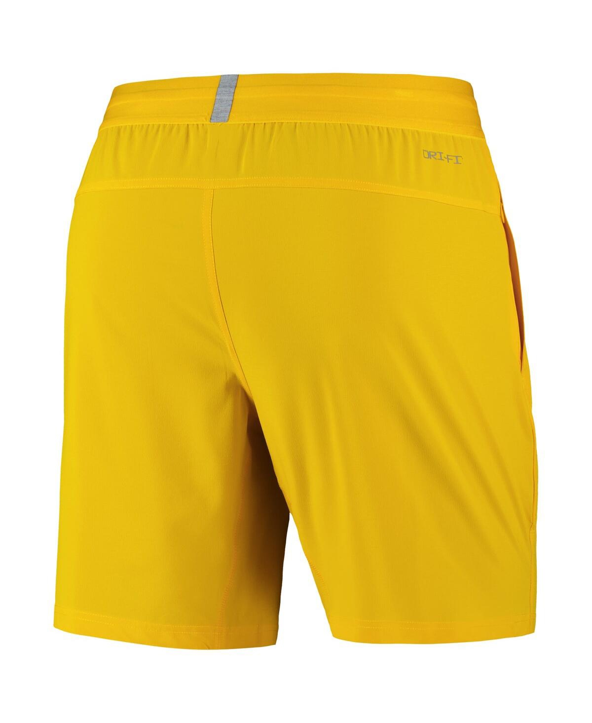 Nike Men'sPitt Panthers 2024/25 Sideline Performance Woven Shorts - Gold