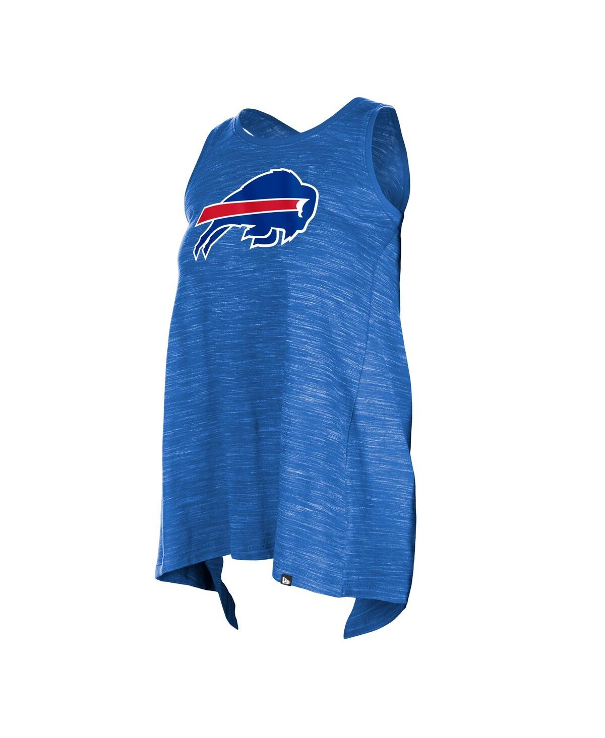 NEW ERA WOMEN'S ROYAL BUFFALO BILLS PLUS SIZE SPACE DYE ACTIVE TANK TOP 