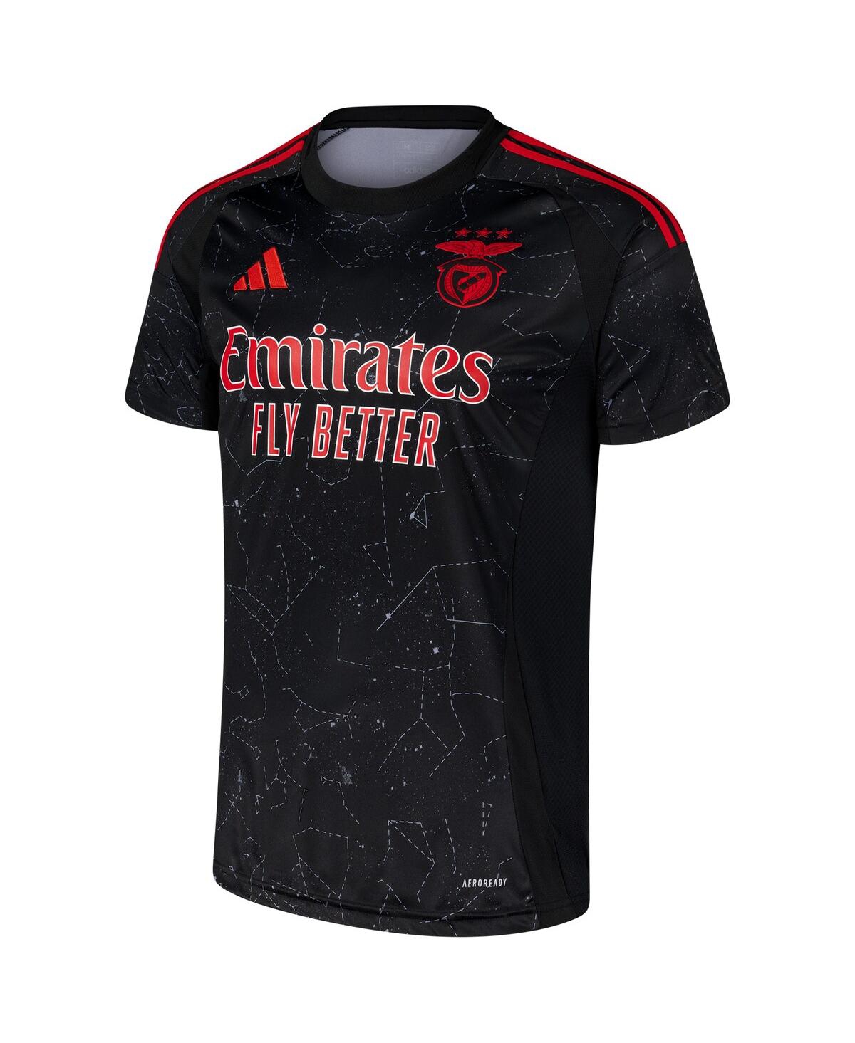 Adidas Men'sBenfica 2024/25 Away Replica Jersey - Black